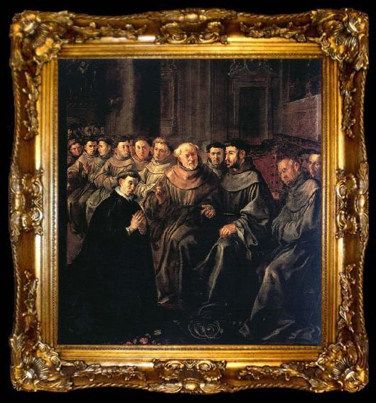 framed  Francisco de herrera the elder St.Bonaventure Enters the Franciscan Order, ta009-2